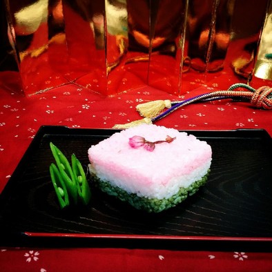 ひな祭り＊祝い寿司の写真