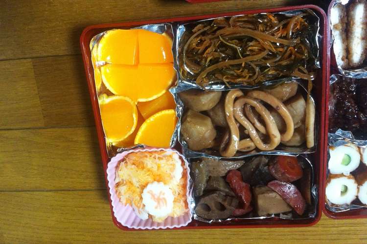 うちのおせち料理 3段目 レシピ 作り方 By やのくまま クックパッド 簡単おいしいみんなのレシピが352万品