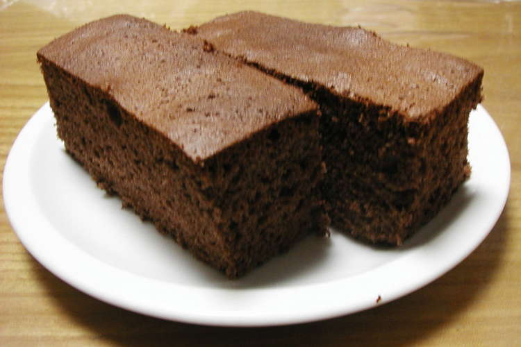 チョコカステラ レシピ 作り方 By ｐｅｋｏmama クックパッド