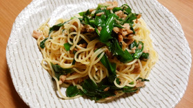 つなにら和風パスタ