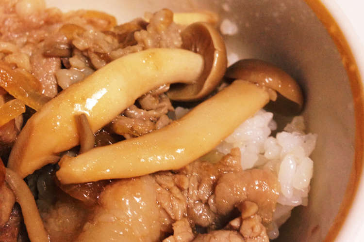 すき焼きのタレで豚丼 レシピ 作り方 By Ho Noka クックパッド 簡単おいしいみんなのレシピが354万品