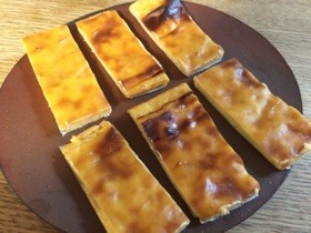 レアチーズ風酒粕ケーキ♪