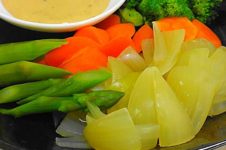 袋１枚 レンジ５分で温野菜 レシピ 作り方 By 旦那は皿洗い クックパッド 簡単おいしいみんなのレシピが352万品