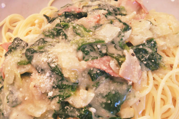 シチューの素で簡単クリームパスタ レシピ 作り方 By ひぃxxx クックパッド