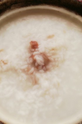 ハチミツ梅干しで簡単お粥