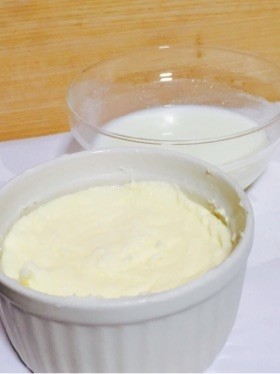 生クリームで簡単手作りバターの画像