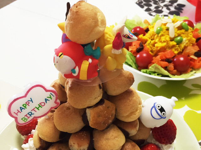 クロカンブッシュde妖怪ウォッチケーキ レシピ 作り方 By Akisanpo クックパッド 簡単おいしいみんなのレシピが359万品