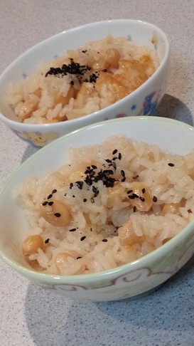 大豆ご飯
