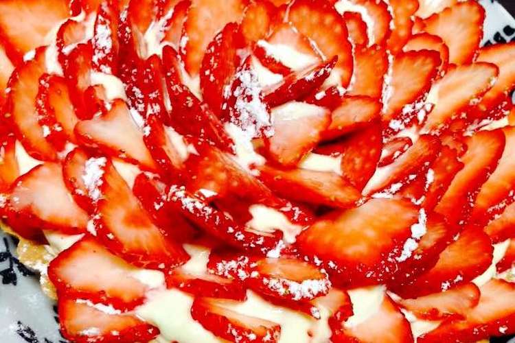 いちごde薔薇タルト レシピ 作り方 By Jurichan63 クックパッド 簡単おいしいみんなのレシピが355万品