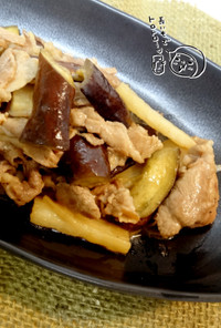テケトー料理24☆豚肉と長芋の味ぽん炒め