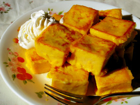 糖質オフ♪高野豆腐でフレンチトースト