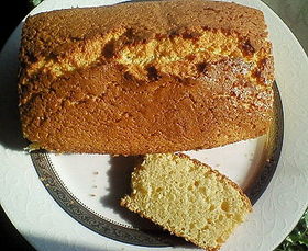ふわしっとり♪生クリームパウンドケーキ