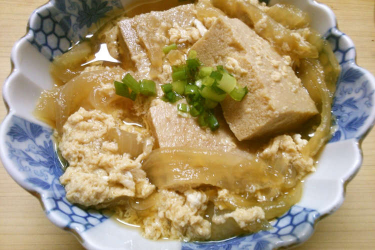 簡単 高野豆腐と 玉ねぎの 卵とじ レシピ 作り方 By 331ミミイ クックパッド 簡単おいしいみんなのレシピが352万品