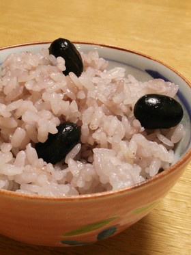 農家さん直伝!丹波の黒豆ご飯