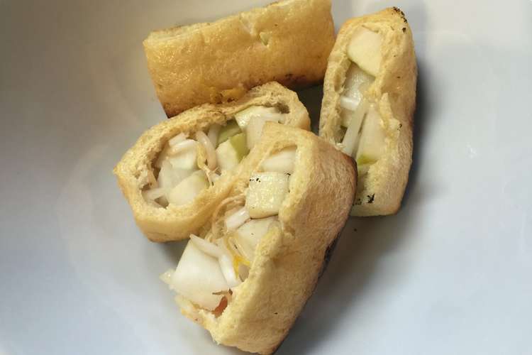 犬ごはん 油揚げの変わり焼き レシピ 作り方 By 食いしん坊よしえ クックパッド
