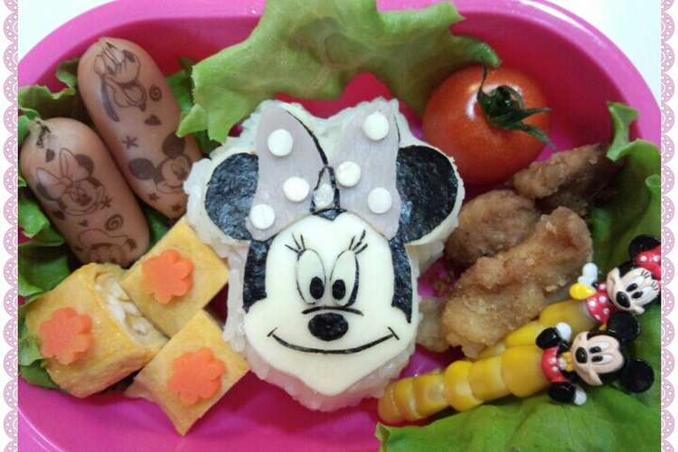 キャラ弁 ミニーちゃん レシピ 作り方 By Zun Ko クックパッド 簡単おいしいみんなのレシピが352万品