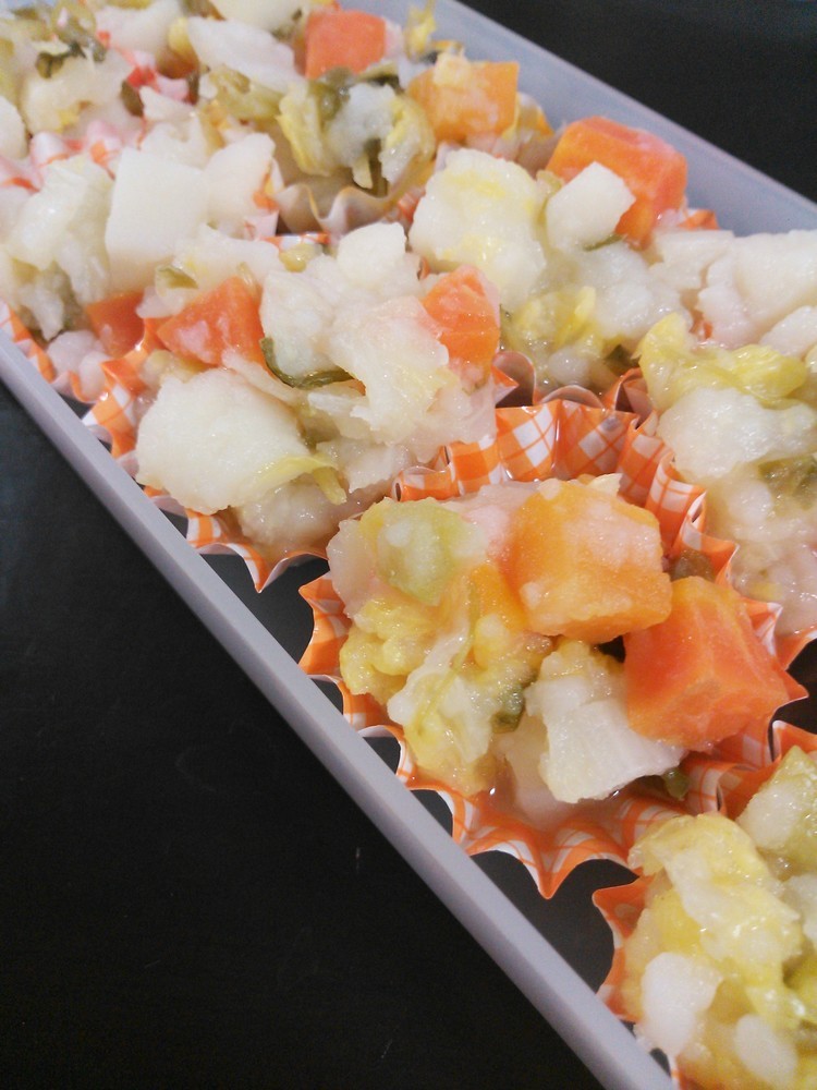 離乳食後期～冷凍野菜mixの12アレンジの画像