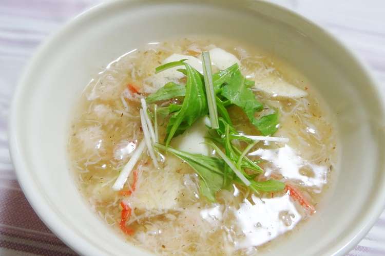 ズワイガニ缶deお豆腐のお椀 レシピ 作り方 By じゅん な クックパッド 簡単おいしいみんなのレシピが359万品