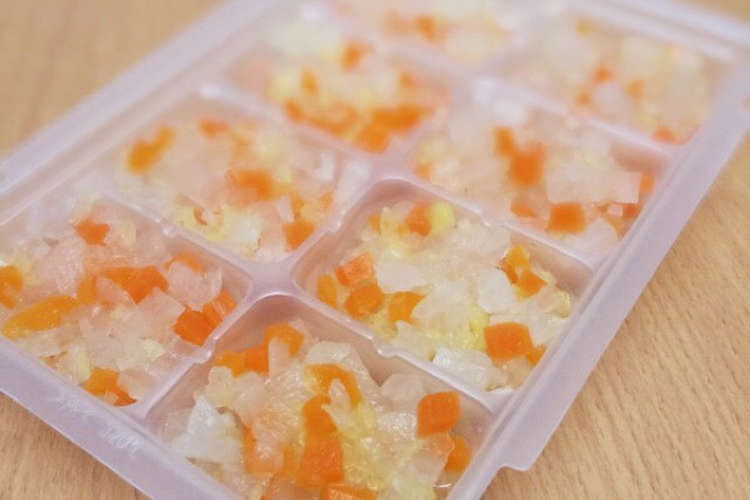 離乳食中期 野菜ミックス フリージング レシピ 作り方 By Tapirus クックパッド 簡単おいしいみんなのレシピが355万品