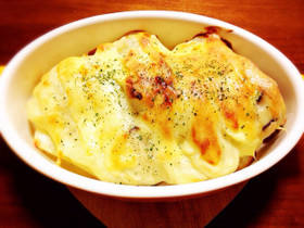 たらとじゃがいものクリームグラタン**