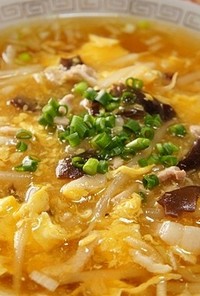 タバスコとふかひれスープde酸辣湯麺