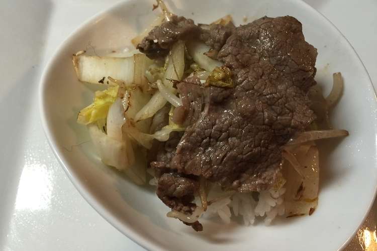 犬ごはん 牛焼肉丼 レシピ 作り方 By 食いしん坊よしえ クックパッド 簡単おいしいみんなのレシピが372万品
