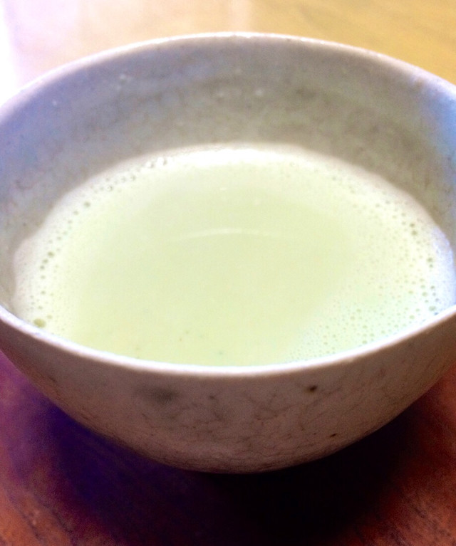塩麹レシピ  甘酒抹茶豆乳の画像