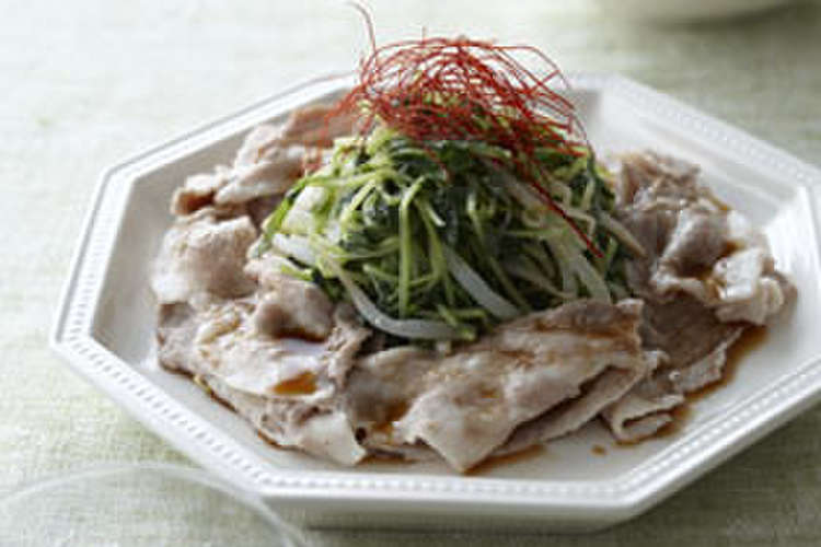 豆苗と豚バラ肉のレンジ蒸し レシピ 作り方 By 村上農園 クックパッド 簡単おいしいみんなのレシピが360万品