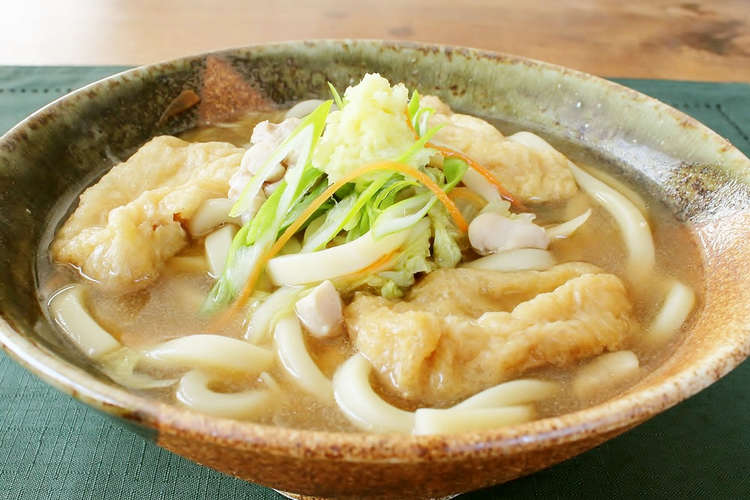 レンジでつくる ポカポカしょうがうどん レシピ 作り方 By メトレフランセ クックパッド 簡単おいしいみんなのレシピが352万品