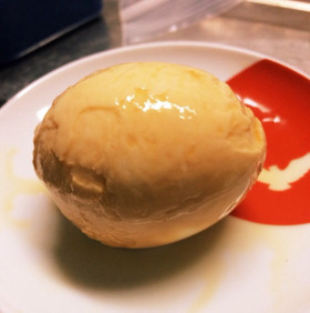 巻いて浸すだけ**節約半熟煮玉子