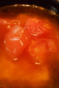 シンプル☆トマトと卵の中華風スープ