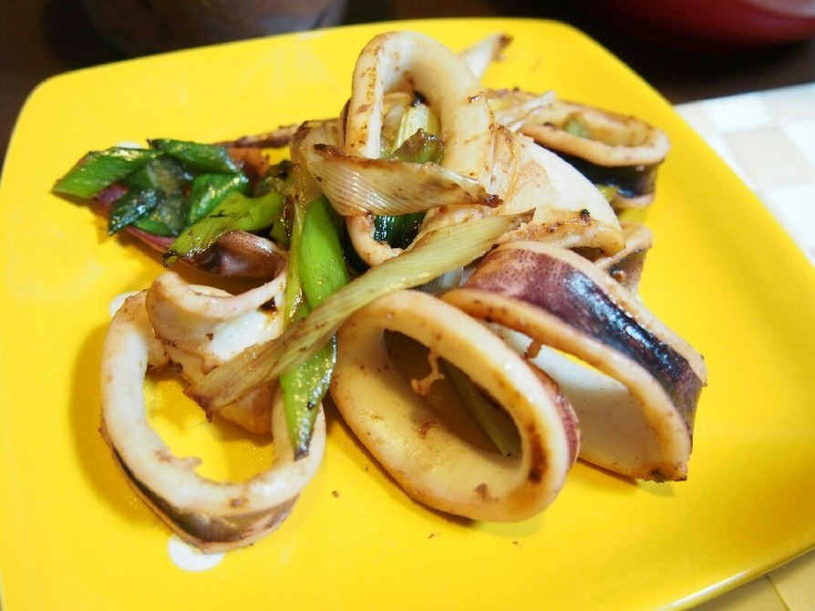 イカの生姜炒めの画像