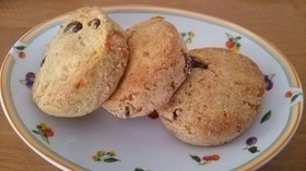 ニンジンとおからのヘルシースコーン