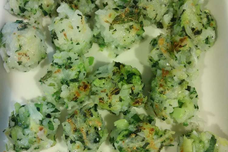 離乳食後期 野菜摂取 手づかみご飯お焼き レシピ 作り方 By ぶりこんa クックパッド 簡単おいしいみんなのレシピが366万品