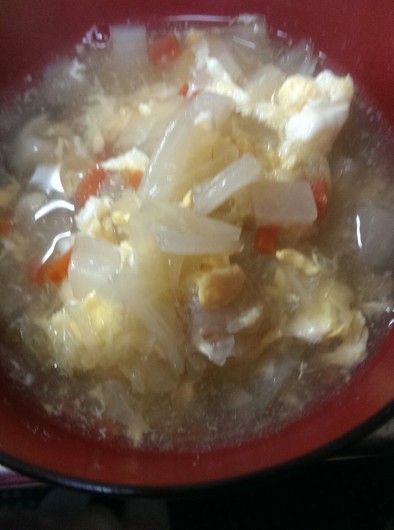 大根と白菜の とろり中華スープの写真