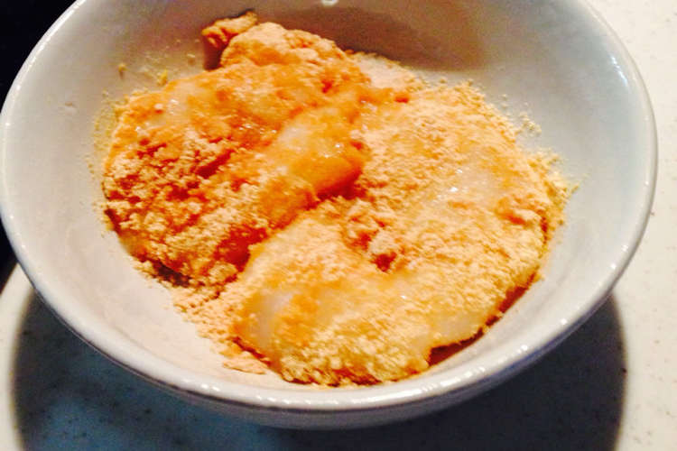 レンジで簡単きな粉餅 レシピ 作り方 By 黒い小鳥ちゃん クックパッド
