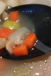 風邪のときに・根菜スープ