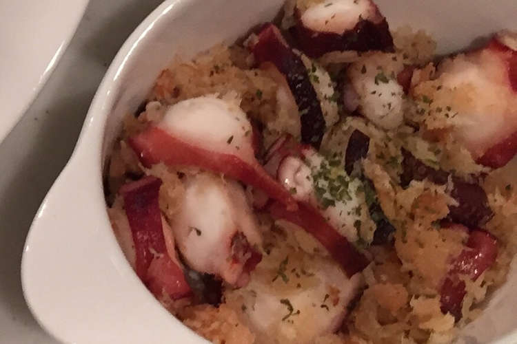 タコのバターパン粉炒め レシピ 作り方 By おかぁちゃーん クックパッド 簡単おいしいみんなのレシピが360万品