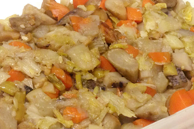 ローリエ 炊飯器で簡単 根菜スープの素 レシピ 作り方 By はまずみゆきこ クックパッド