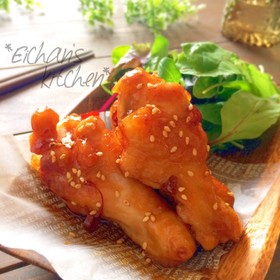 ✿ピリ辛〜甘辛〜♡手羽元の照り焼き✿