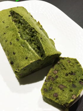 抹茶とあんこのパウンドケーキ