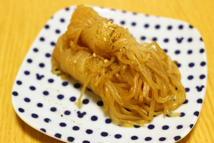 結び糸こんにゃくの醤油煮 レシピ 作り方 By 実月 クックパッド 簡単おいしいみんなのレシピが352万品