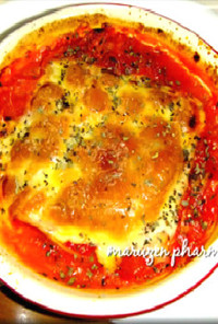 トマトとアボカドのチーズグラタン