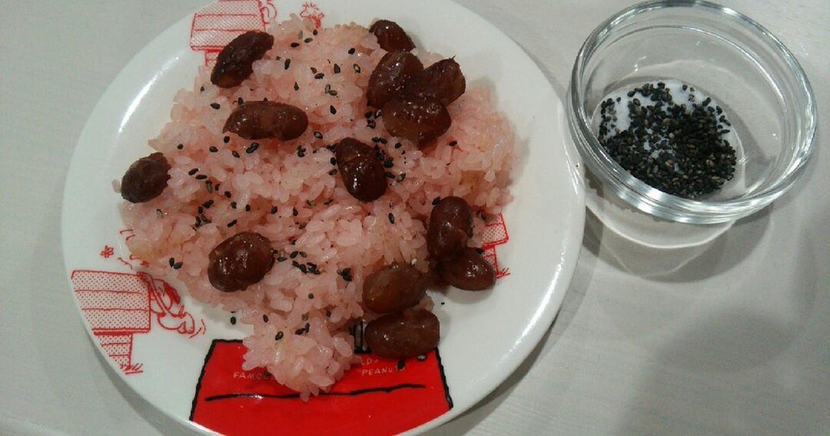 簡単 甘納豆のお赤飯 レシピ 作り方 By ゆみodb クックパッド 簡単おいしいみんなのレシピが352万品