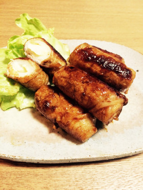 冷凍可♡弁当にも!ちくわチーズの豚肉巻き