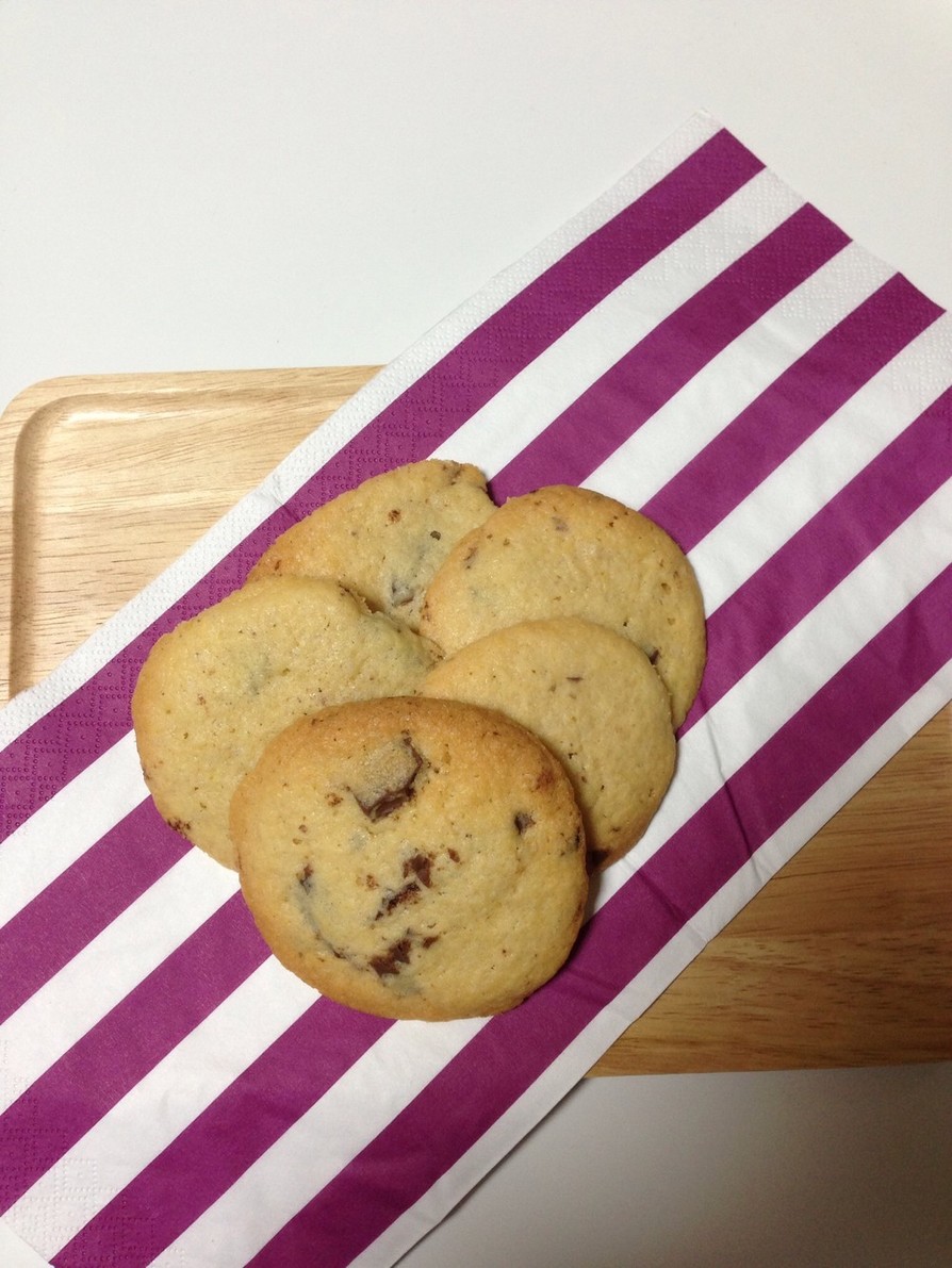 柔らかいチョコチップクッキーの画像