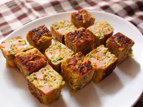 野菜食べない園児のお弁当に♡卵焼き。