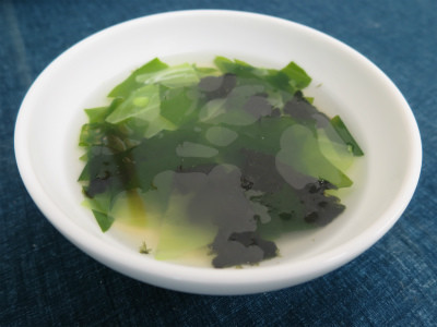 生ワカメの中華風スープの画像
