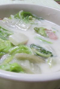 白菜の中華風クリーム煮