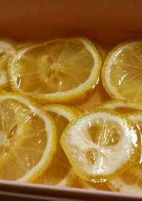 レモンの砂糖蜂蜜漬け＋レモンジュース